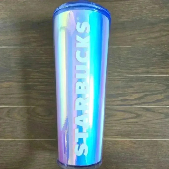 Starbucks Iridescent Hologram Dome Venti 24oz Cold Cup  2023 - Picture 1 of 6